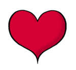 Es wird ein Herz gezeigt.