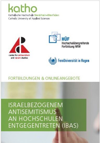 Flyer zur Fortbildung zum Thema: Israel bezogenem Antisemitismus an Hochschulen entgegentreten.
